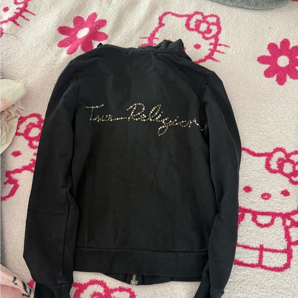 True Religion Black Zip-Up Jacket
